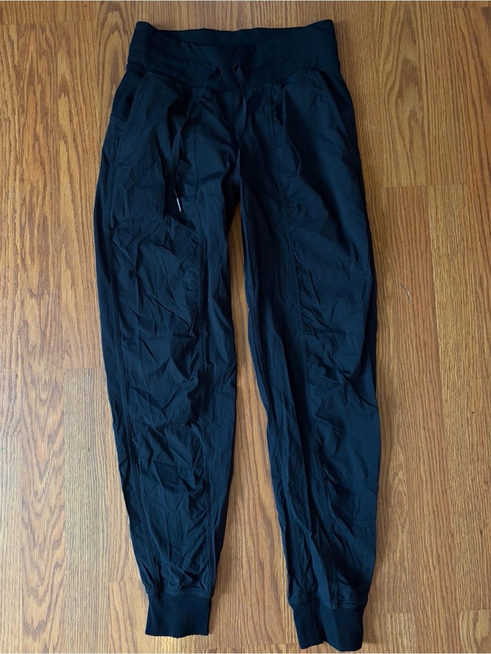 lululemon athletica Black Jogger Pants with Drawstring